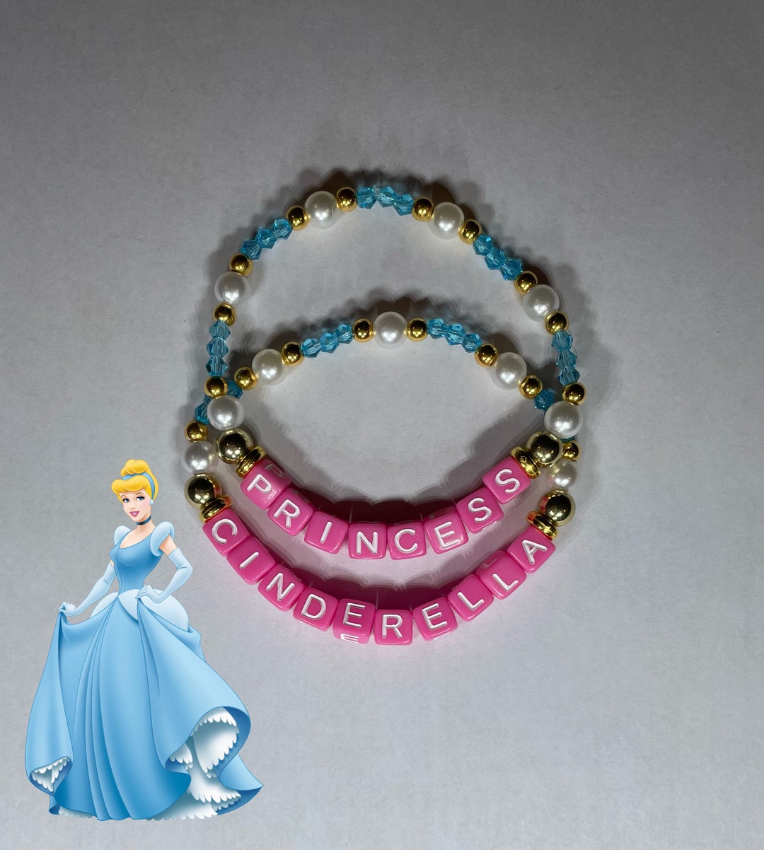 Little Words Bracelet Set Disney Characters Glass Beads/acrylic Beads ...