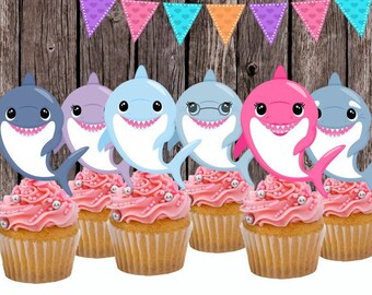 Baby shark printable | Etsy