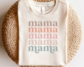 Mama Shirt Design | Mama Stacked Shirt Design | Mama Stacked Shirt | Mama Shirt | Stacked Word Design | Mom Shirt | Shirt Design for Mom