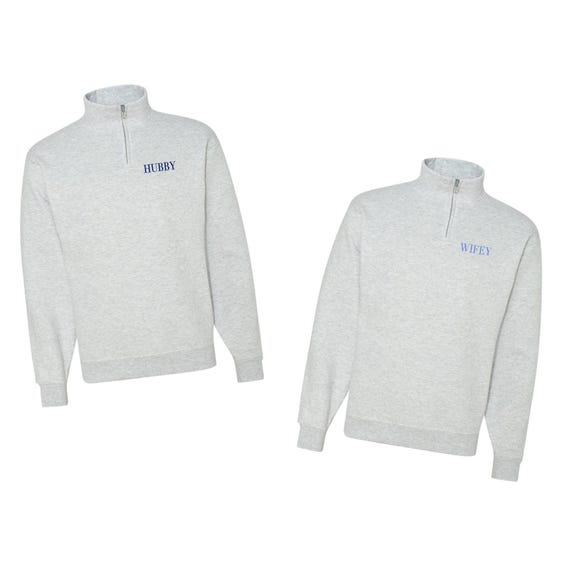 Quarter zip embroidery hotsell