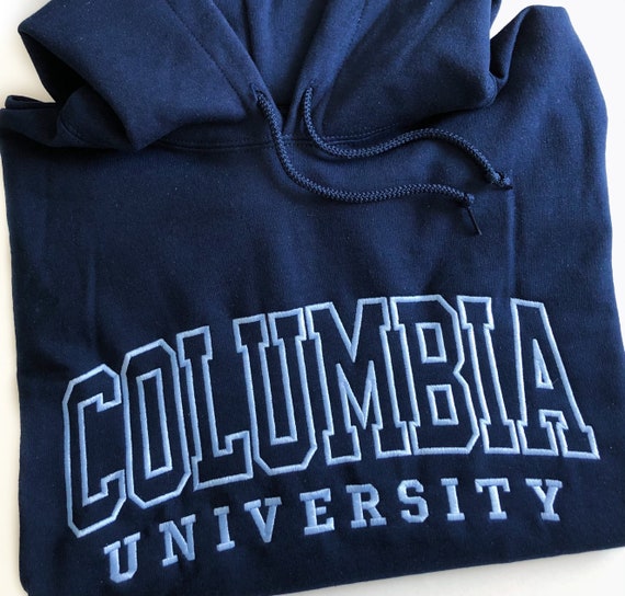 Custom Varsity Embroidered Hoodie / University Sweater/ College Sweater/  Grad Gift 