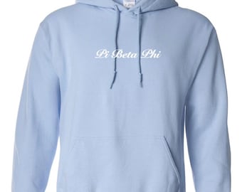 Customizable Embroidered Sorority Hoodie - Sorority Sweatshirts, Chapter Hoodies, Exec Board Sweaters, Big Little Gifts