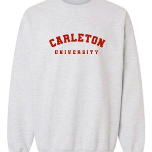 Customizable Embroidered Sweatshirt - For College & University, Teams and Clubs, Cheer and Dance, Your Custom Text