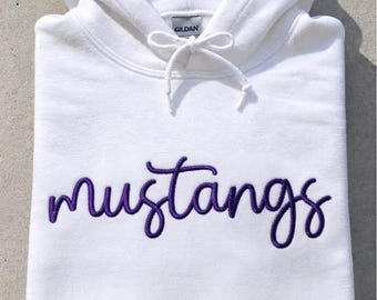 Customizable College Hoodie, College & University Sweaters, School Spirit Wear, Game Day Sweatshirts