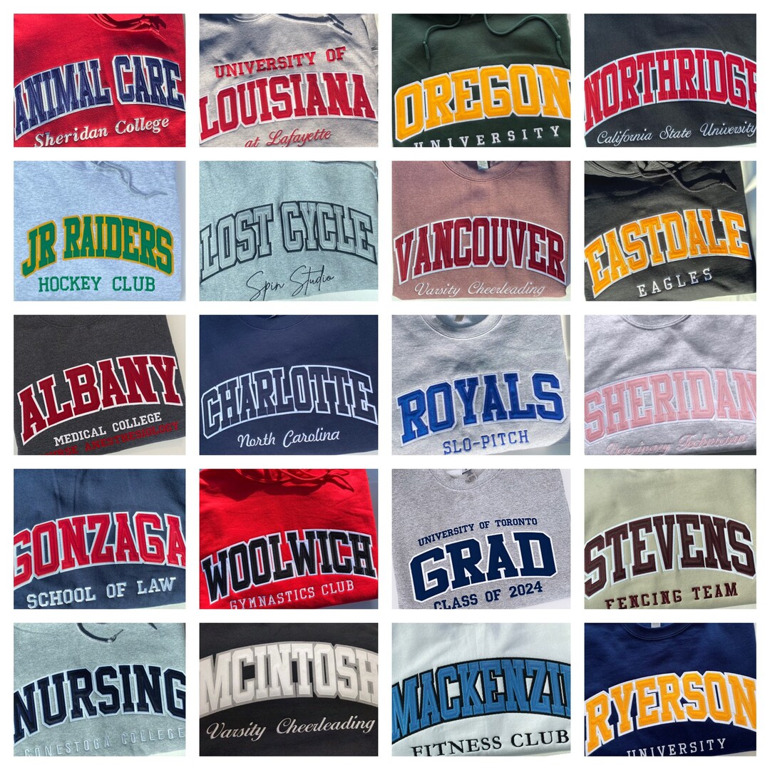 Customizable Tackle Twill Sweatshirt For College And University School 