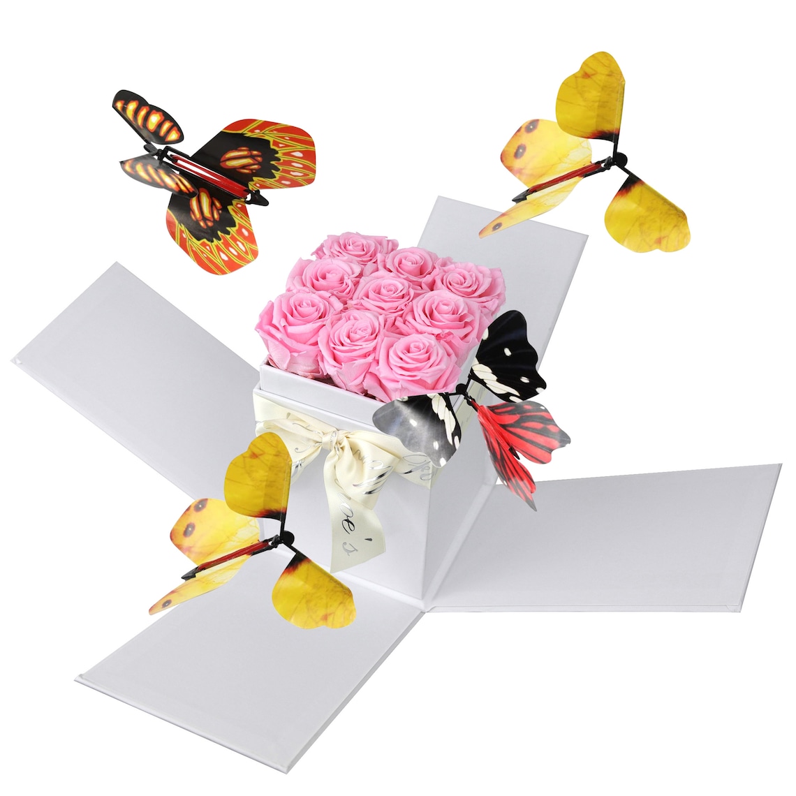 Surprise Birthday Gift Butterfly Surprise Box Long Lasting Etsy