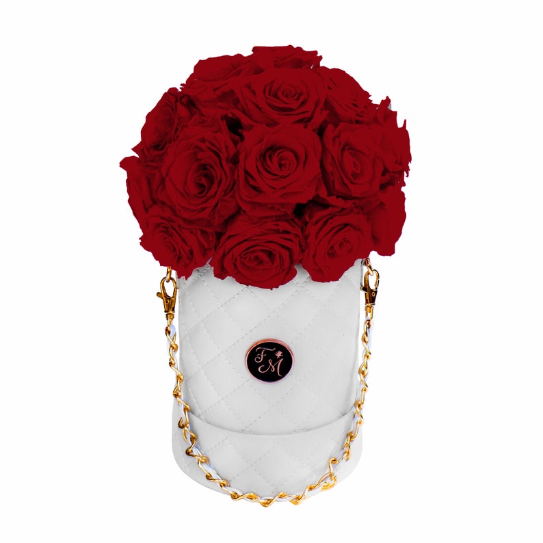 Real Rose Gold Preserved Roses in a Box Metallic Roses Etsy