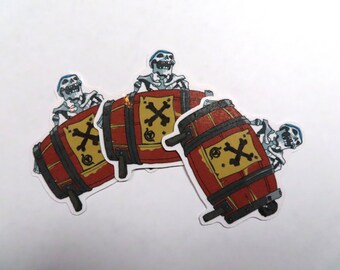 Sea of Thieves Skelly (Skeleton) Keg Stickers