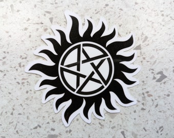 Supernatural Anti-Possession Waterproof Sticker, Decal