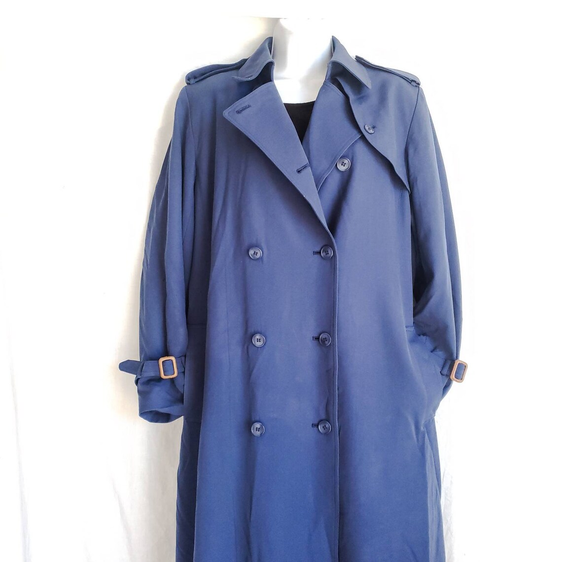 Saks Fifth Avenue Women Trench Wool Coat 14 wool removable Etsy