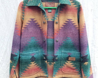 rrl indian blanket jacket