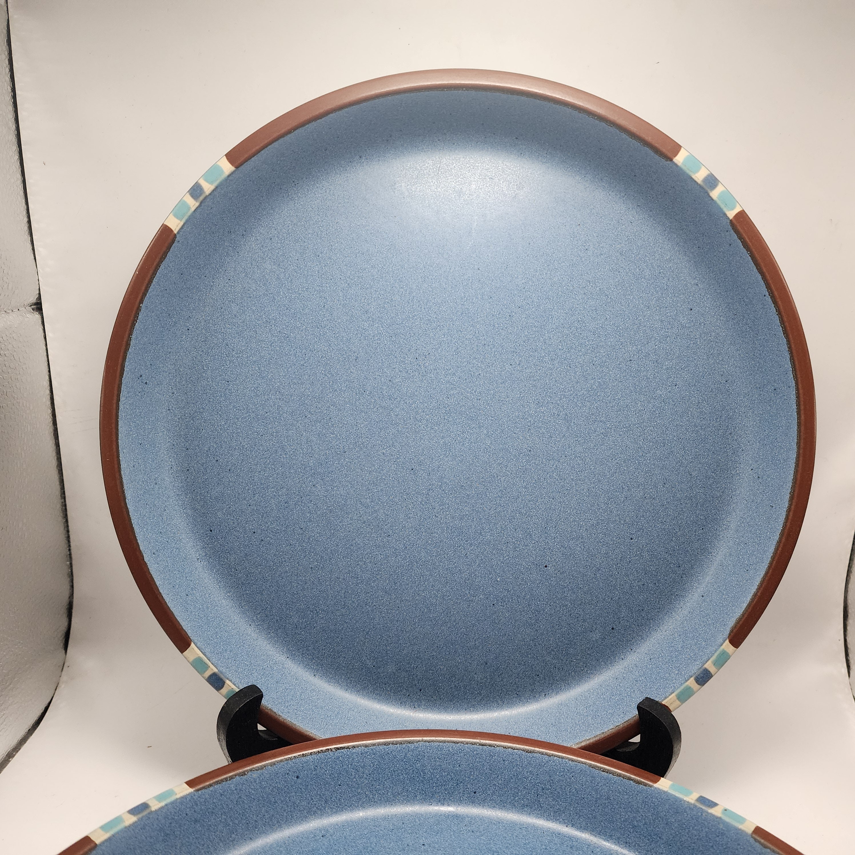 Dansk Mesa Sky Blue Dinner Plates Set of 4 Etsy