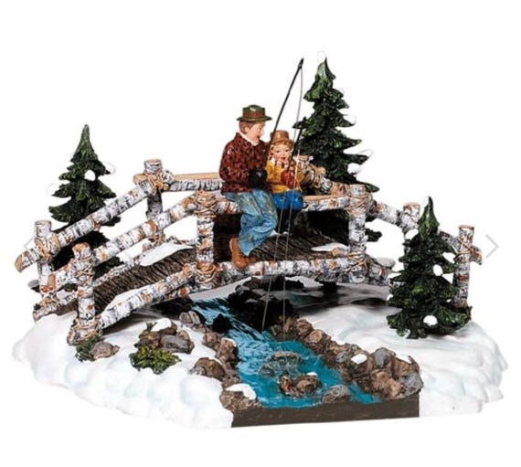 dept.56 accessories fish Retired Dept 56 Heritage Village Collection Dickens' Village Series *The Mermaid Shoppe* New Collectible : Home & Kitchen it brings life and character to any village scene. Department 56 Chelsea Market Fish