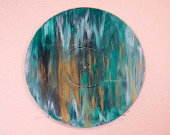 Event Horizon - Original Painting on a Classic Vinyl Record
