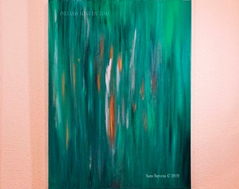 Event Horizon  - Sagittarius A. Original Acrylic Painting on Canvas