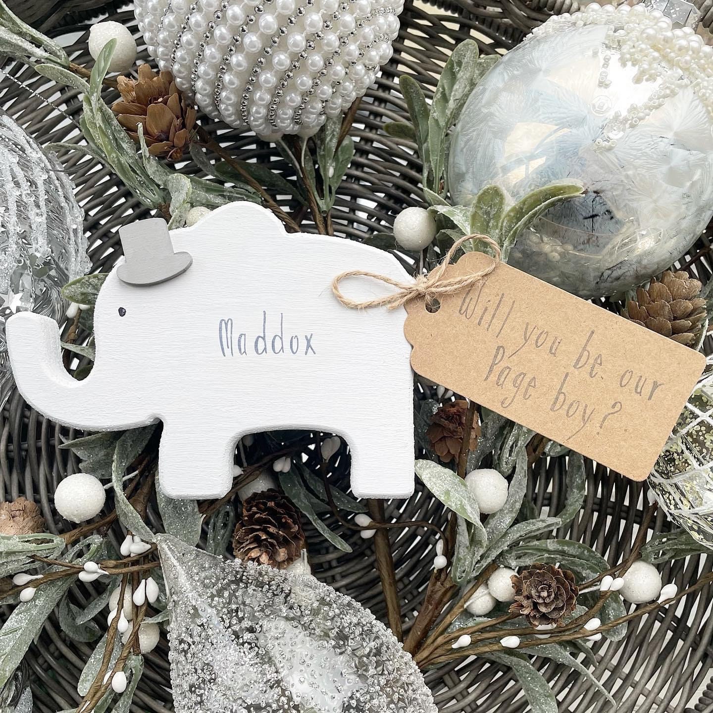 Page Boy Gift Will You Be My Pageboy Keepsake Wedding Present Etsy UK