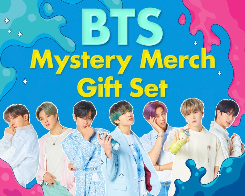 BTS Mystery Merch Bias Gift Set for Kpop Fans  -  Masks Available Now - by STYLE JJEOREO 