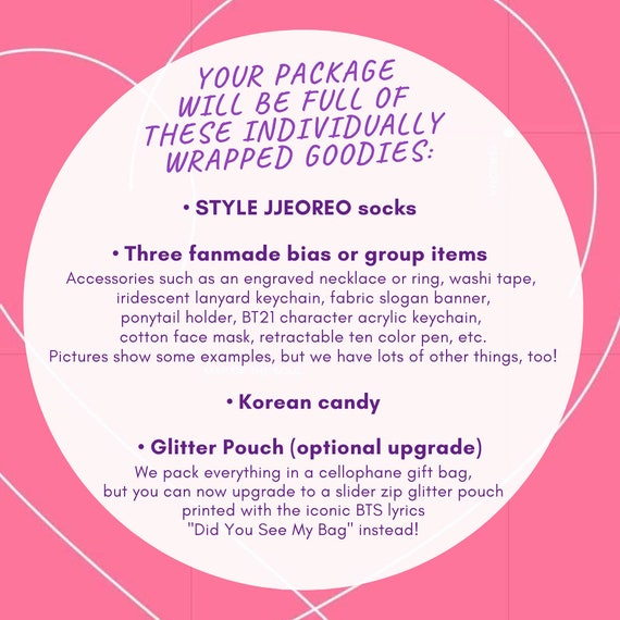 Bts Mystery Merch Bias Gift Set For Kpop Fans Etsy