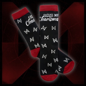 MONSTA X Kpop Socks - Excuse My Charisma - MONBEBE Gift - Most Popular MONSTA X Merch - with Photocards and Korean Candy