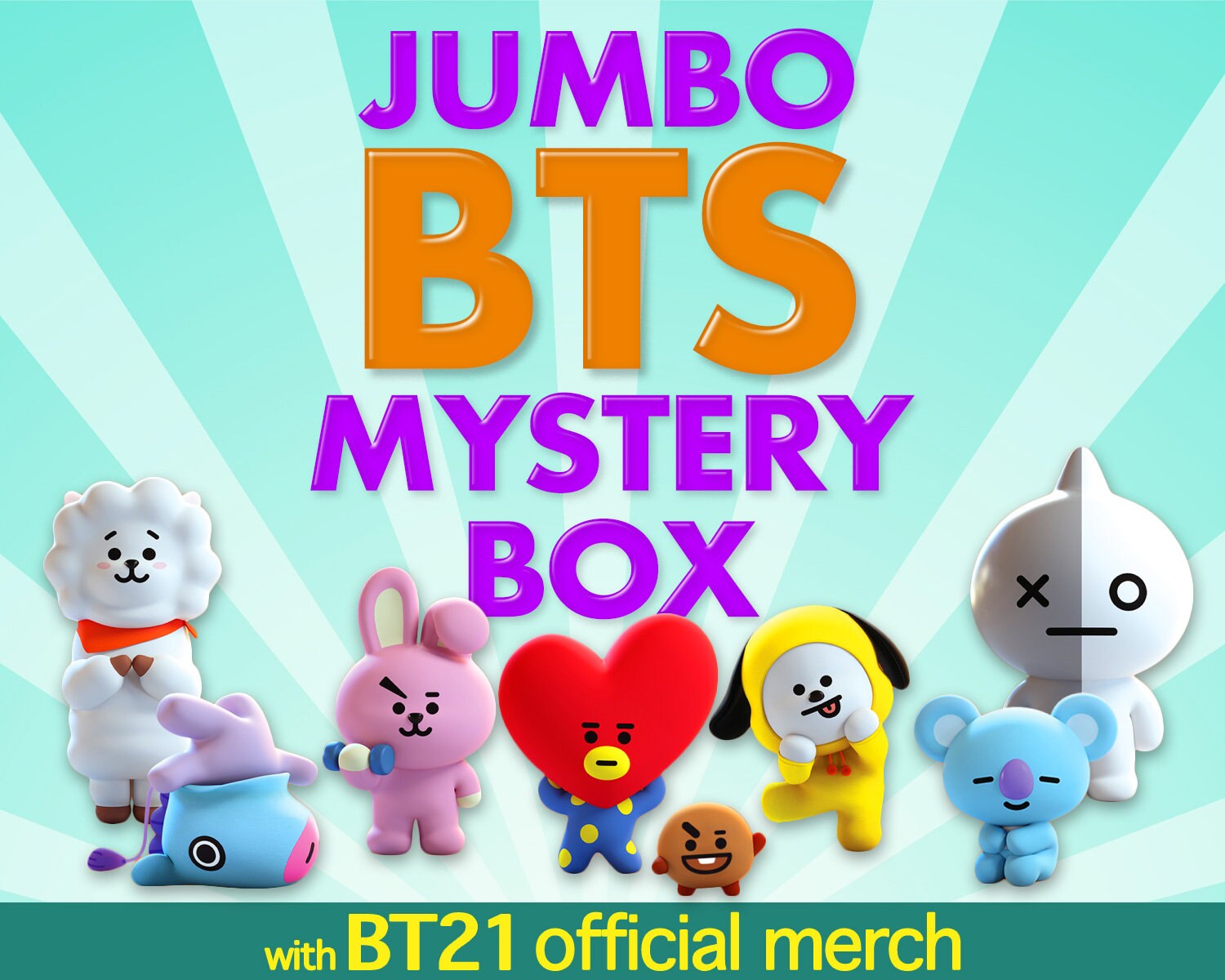 bolsa charm bt21 official