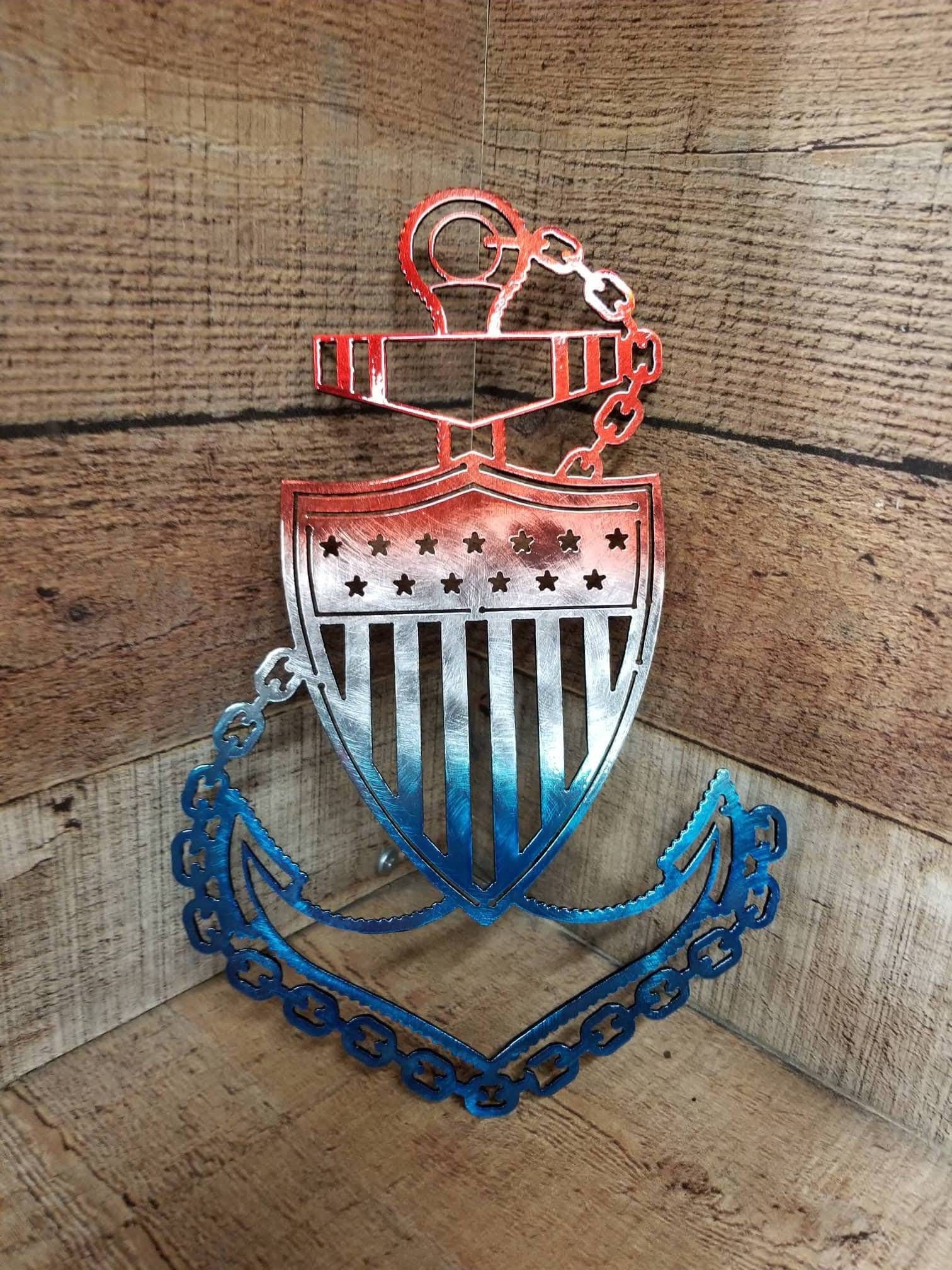 U.S. Coast Guard Chief's Anchor USCG Coastie E7 E8 Etsy