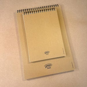 Kunst Skizzenbuch - 60 Blatt 160gsm Dickes Papier Hardcover Skizzenbuch A4 A3 Braun Wire Bound Kraft Skizzenbücher - Yana Studio