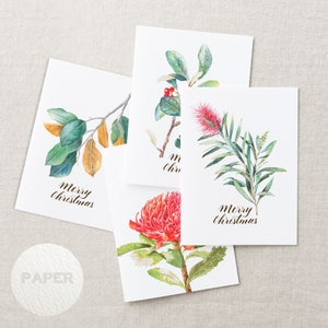 Christmas cards: Australian Botanical watercolour | A6 card