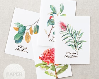 Christmas cards: Australian Botanical watercolour | A6 card