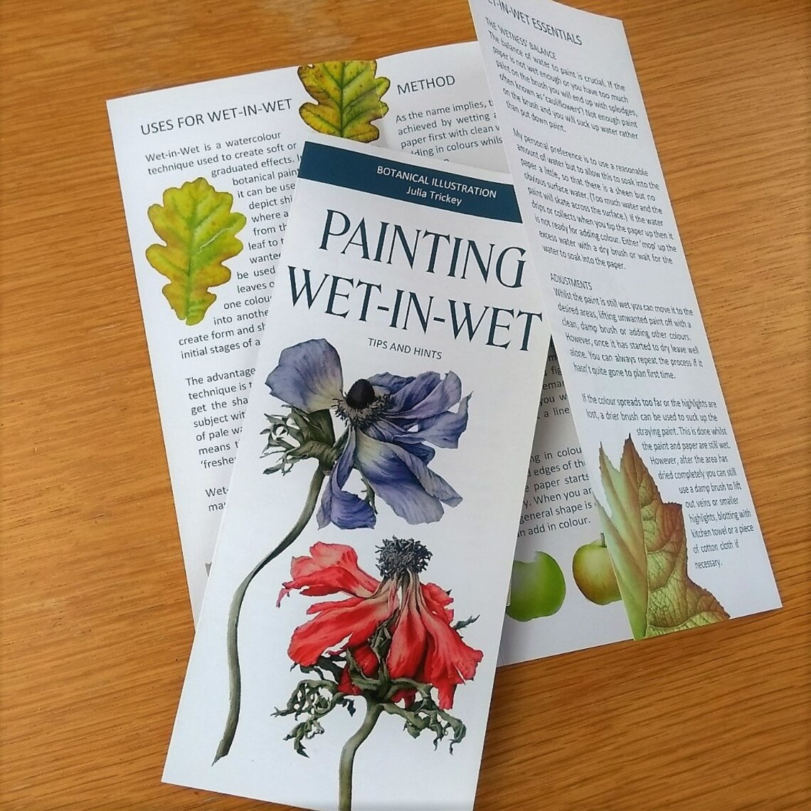 DOWNLOADS Botanical Art Leaflets Etsy France