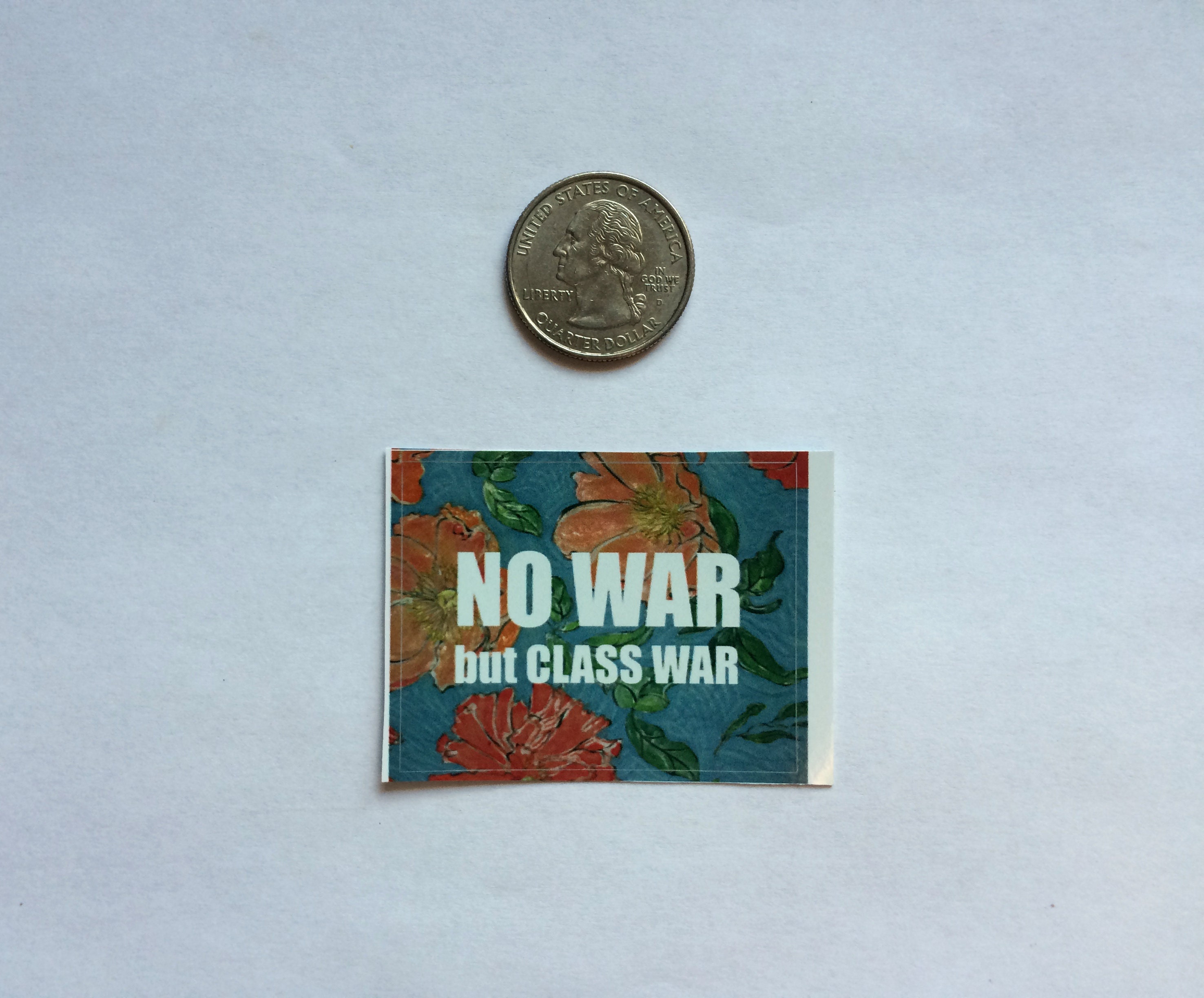 No War but Class War vinyl decal / bumper sticker three - Etsy Polska