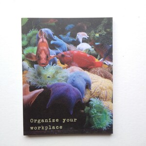 Carte postale organisez votre lieu de travail - Cadeau de 4,2 x 5,5 pouces en faveur des travailleurs et des syndicats pour la classe ouvrière