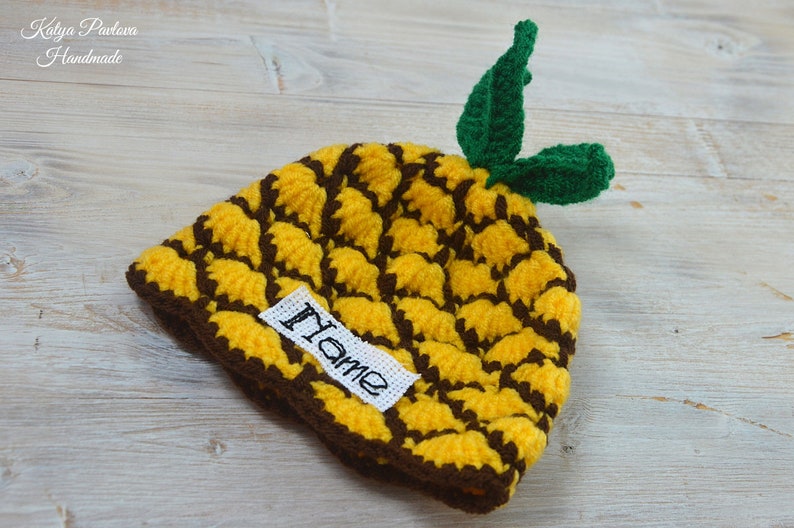 Pineapple baby photo outfit Newborn/infant prop Personalized Etsy