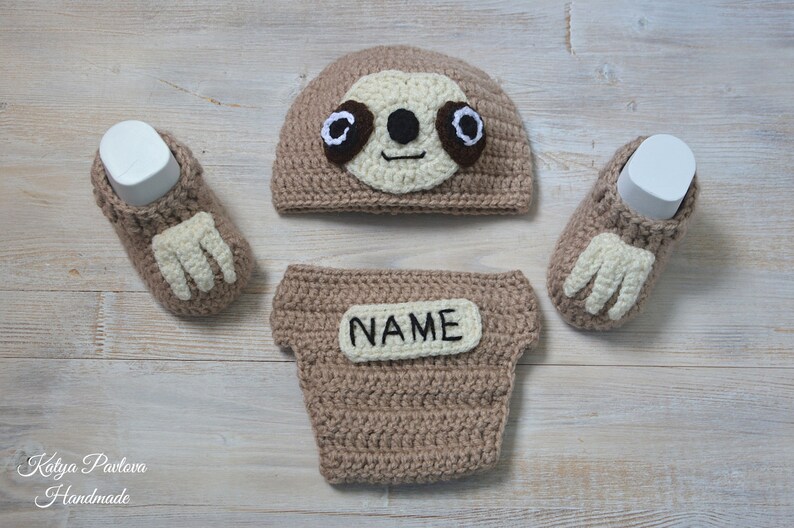 Baby sloth outfit/costume Newborn/infant photo prop Etsy
