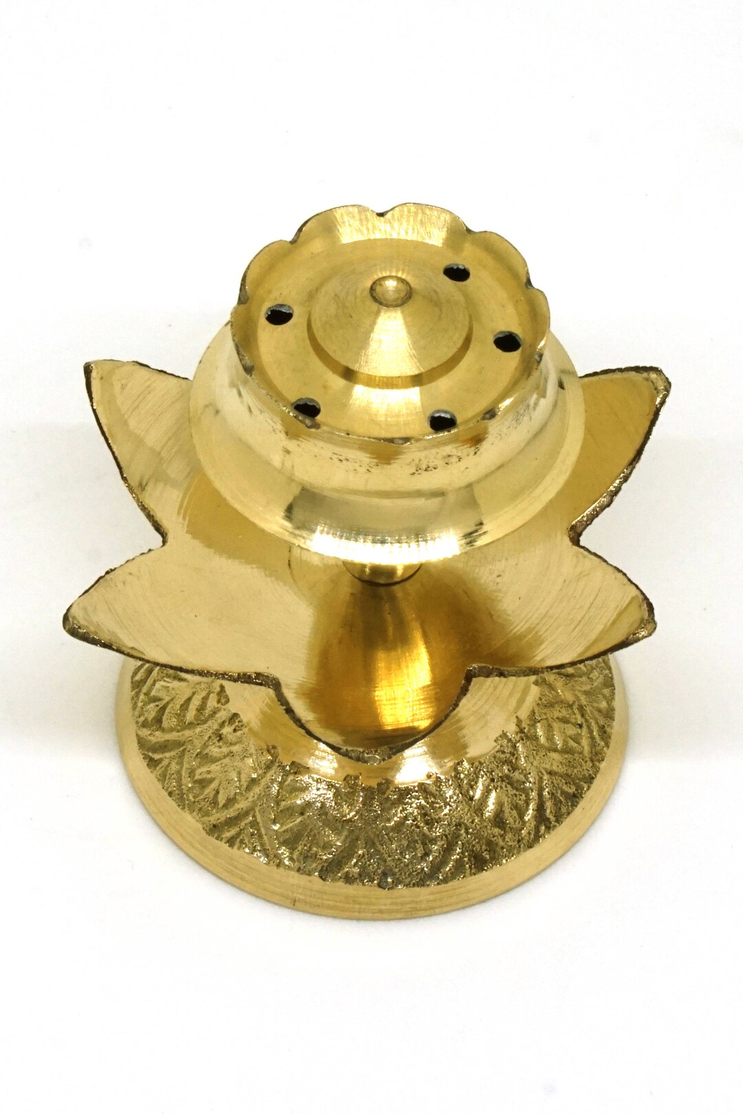 South Indian Brass Incense Holder Etsy