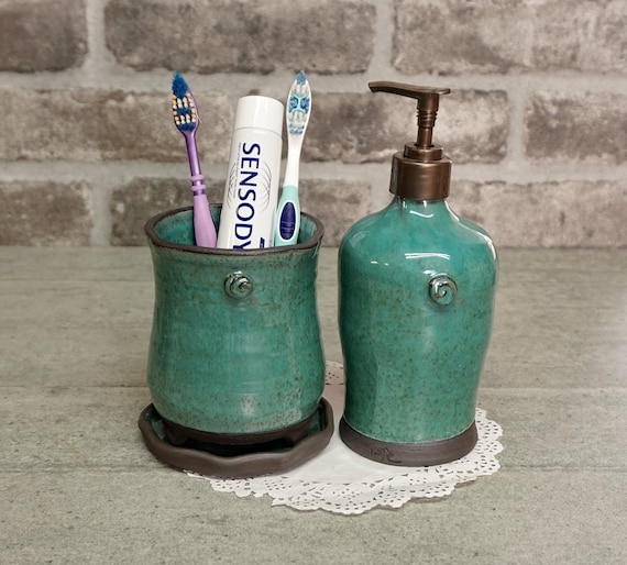 Dispensador jabón de manos para cuarto de baño — Azulejossola