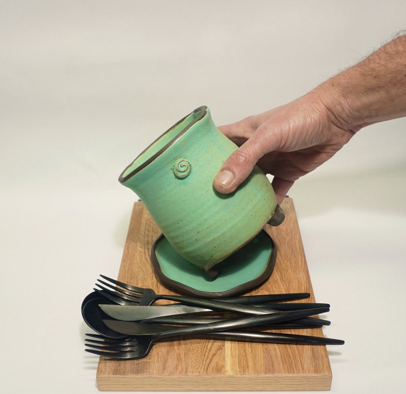 Cutlery Holder Ceramic Silverware Container Kitchen Cutlery Etsy