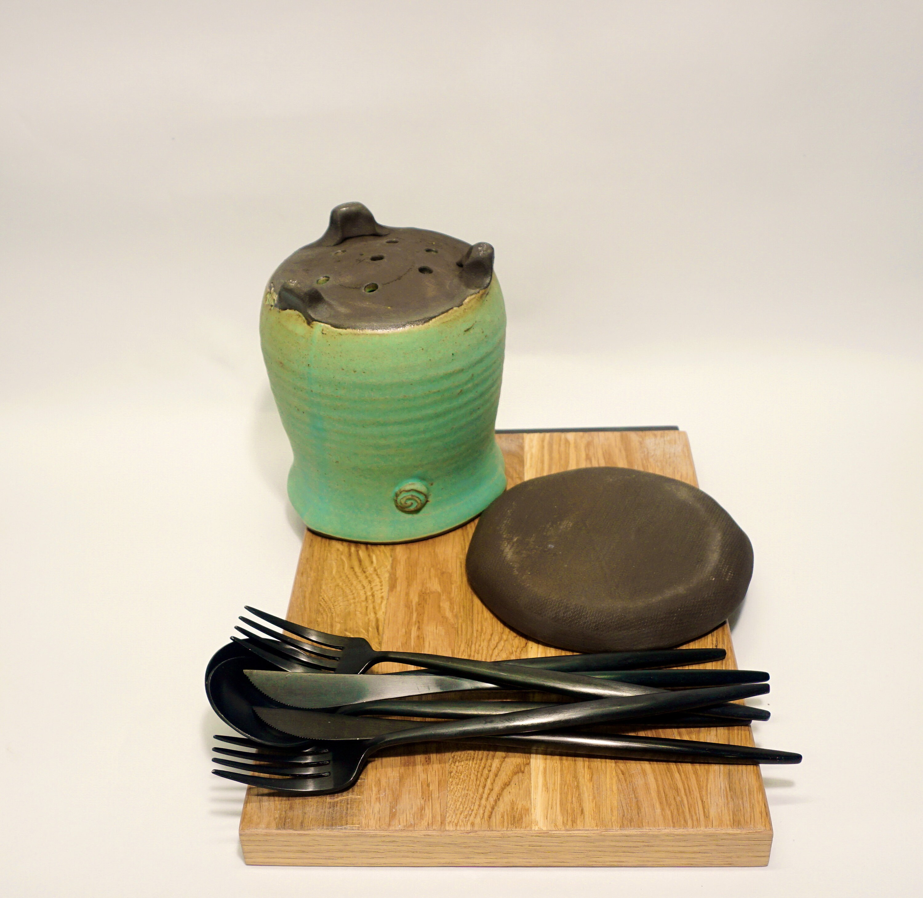 Cutlery Holder Ceramic Silverware Container Kitchen Cutlery Etsy