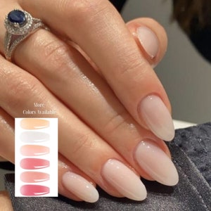 Milky White Press on Nails