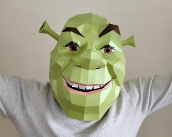 DONKEY SHREK MASK Diy - Etsy