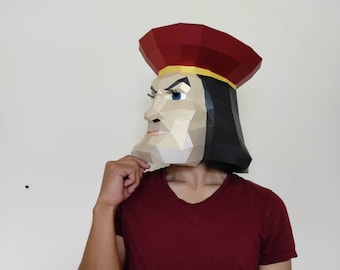 LORD FARQUAAD - SHREK  - mask -Diy Lowpoly