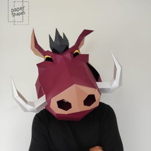 PUMBA LION KING mask