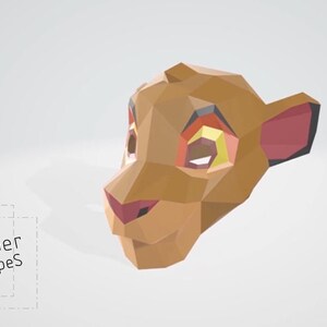 SIMBA LION KING diy mask