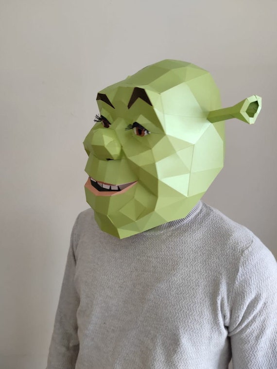 Máscara Careta De Shrek Ogro