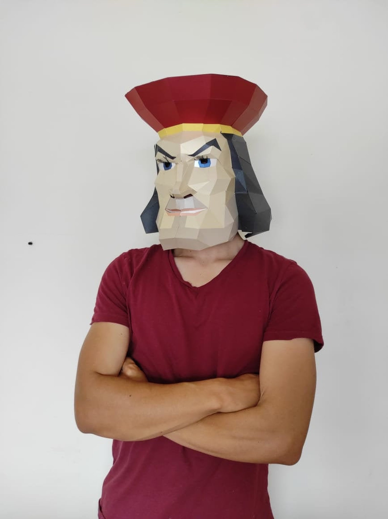 LORD FARQUAAD SHREK Mask Diy Etsy UK