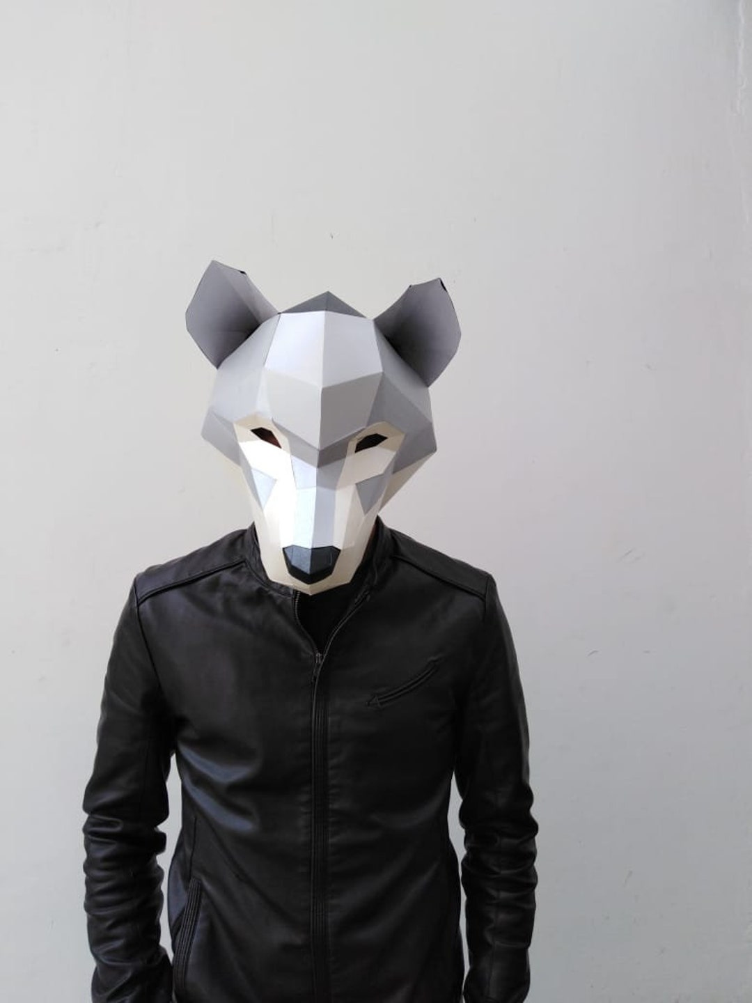 Masque loup gris enfant - Fiesta Republic