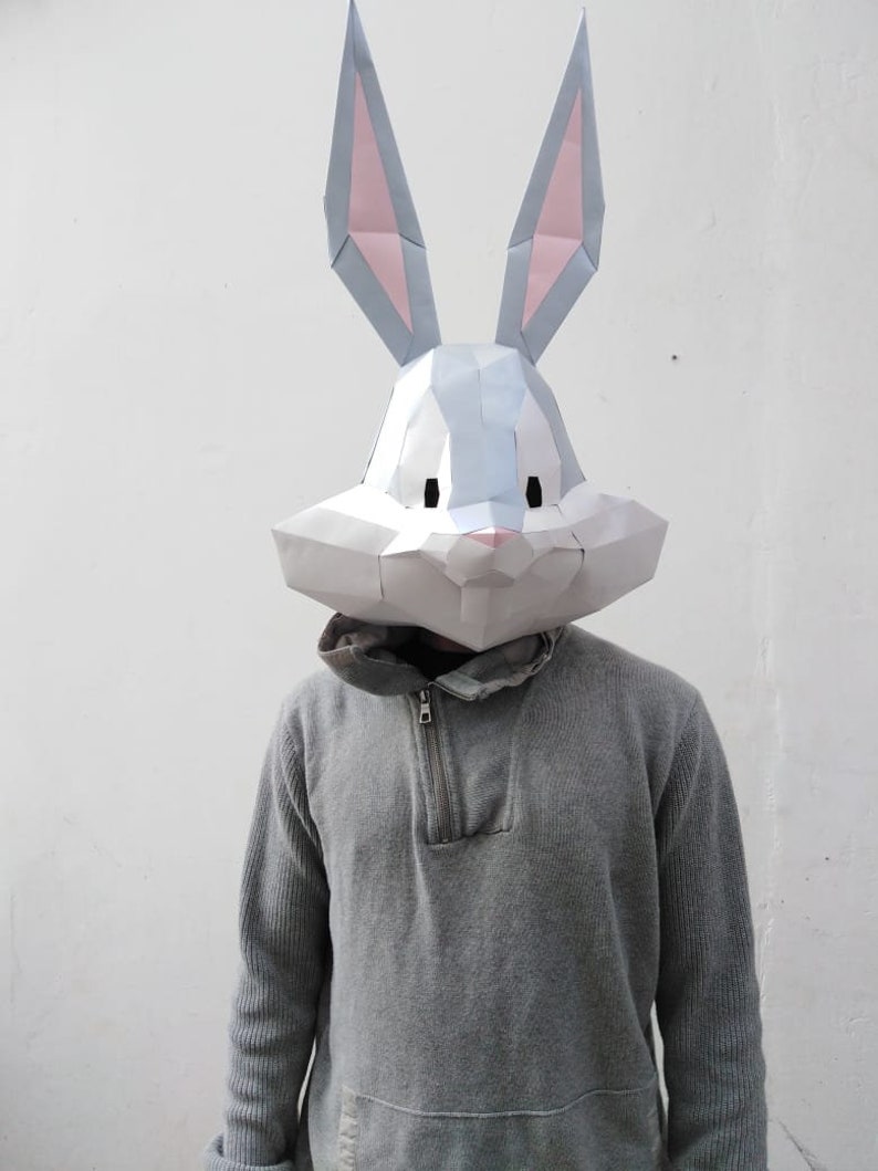 BUGS BUNNY DIY looney tunes mask | Etsy