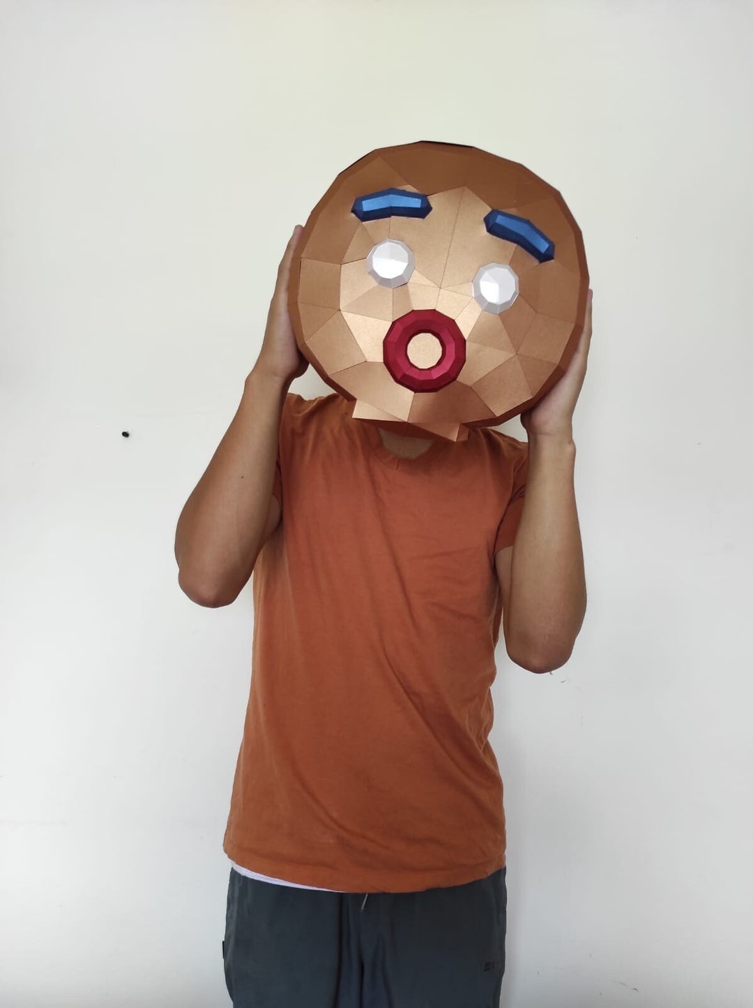 Gingerbread Man MASK Diy Etsy