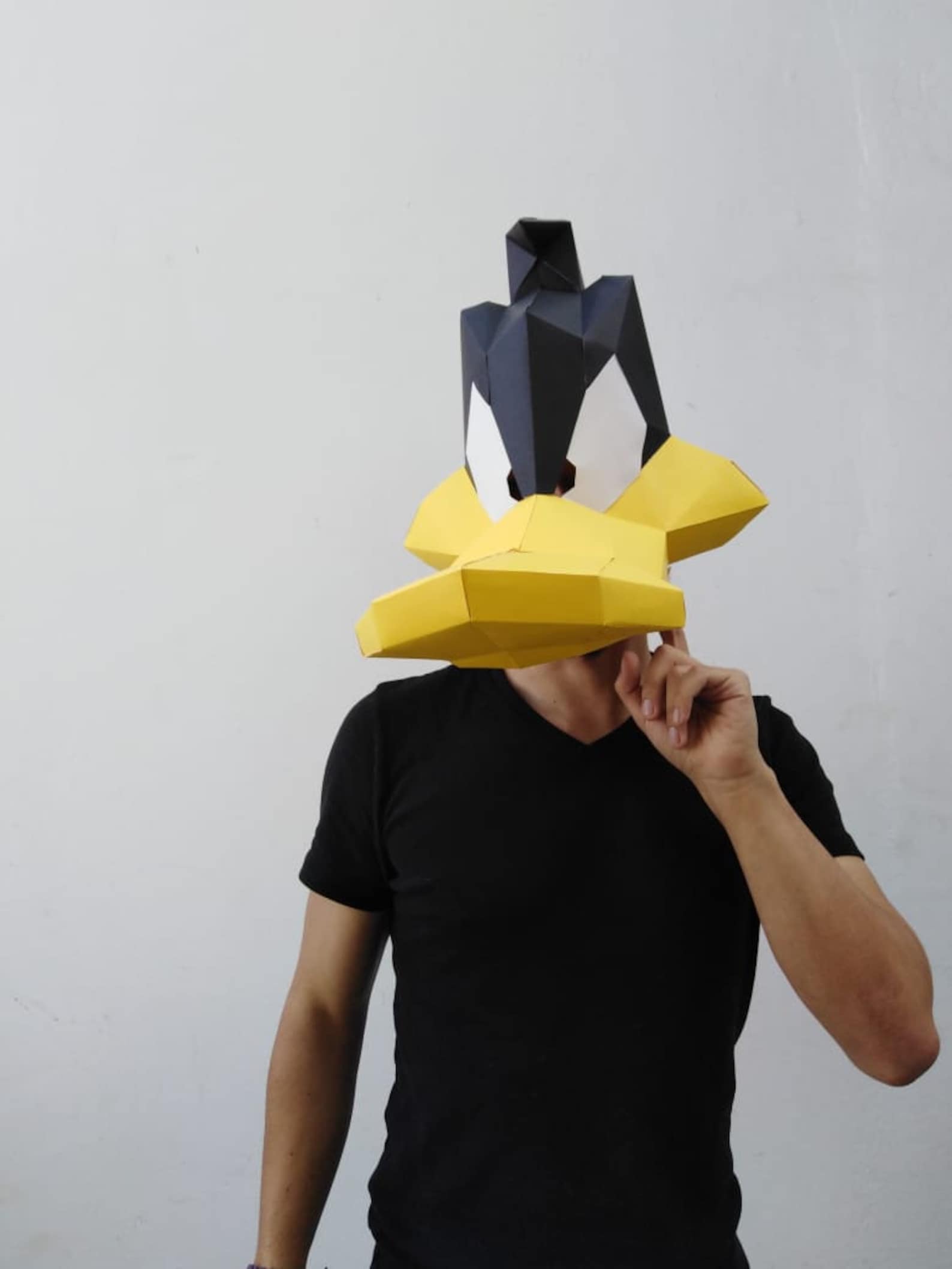 DAFFY DUCK DIY Looney Tunes Mask Etsy Denmark