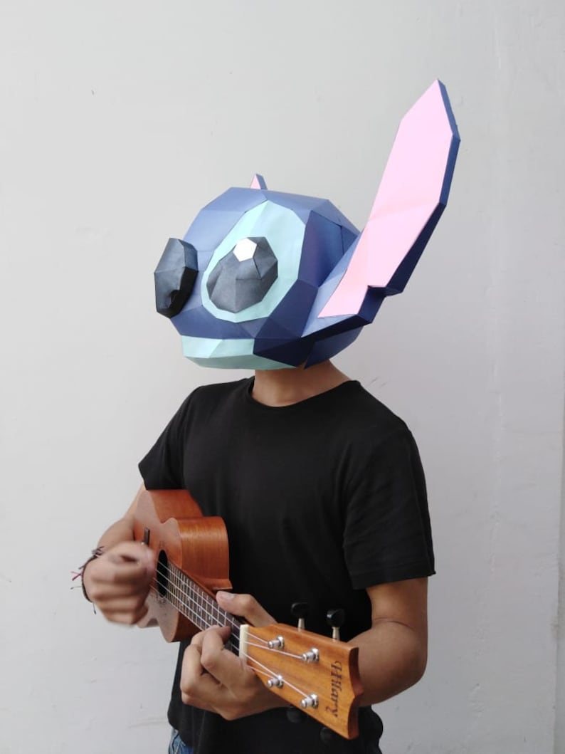 STITCH MASK DIY /costume Etsy