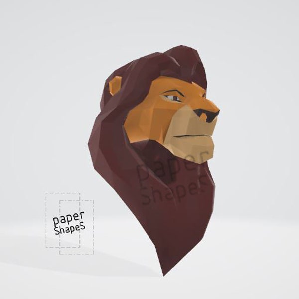 MUFASA REY LEON mask